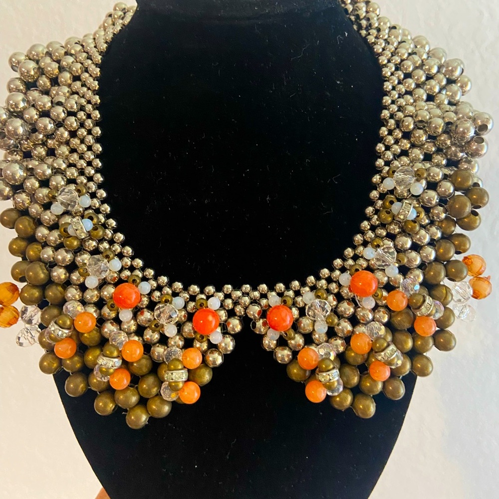 Pam Hiram Peter Pan collar necklace for Anthropology